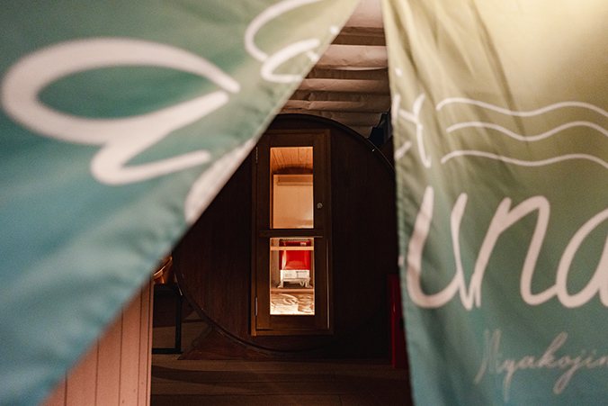 サウナの内部の画像